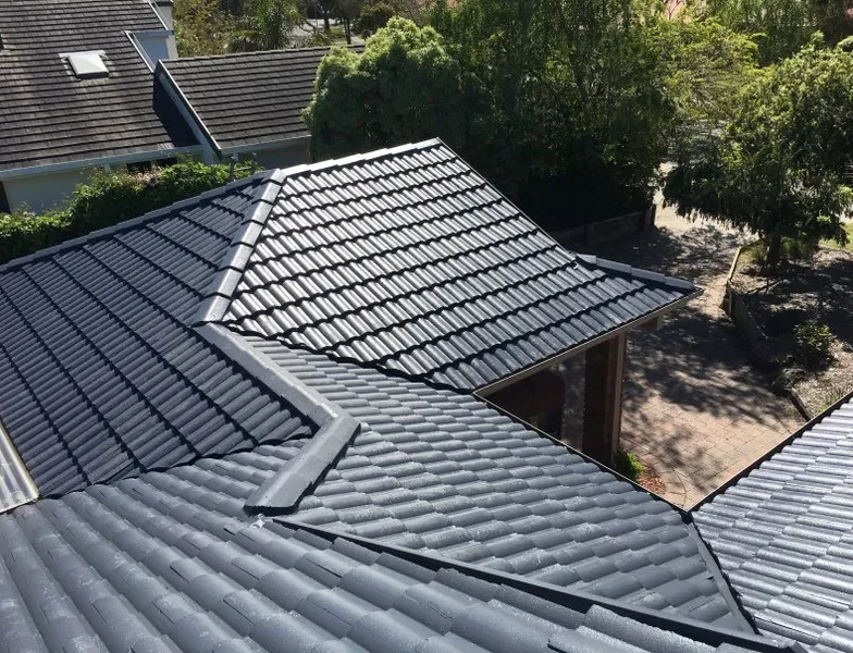 After tiled roof restoration